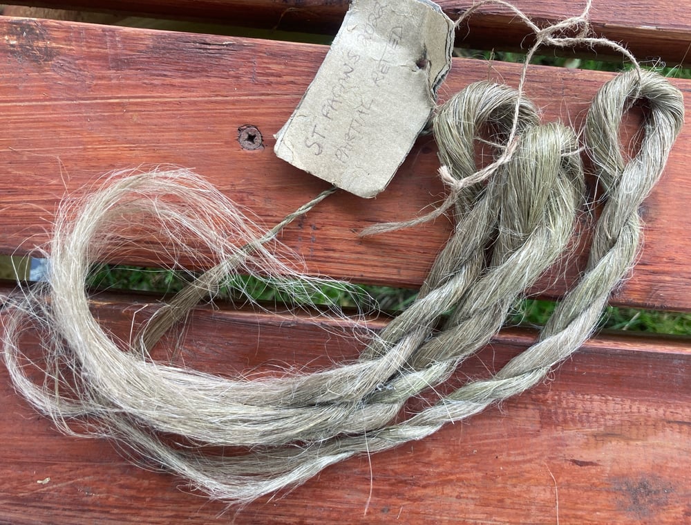 Image of Welsh flax/linen fibre