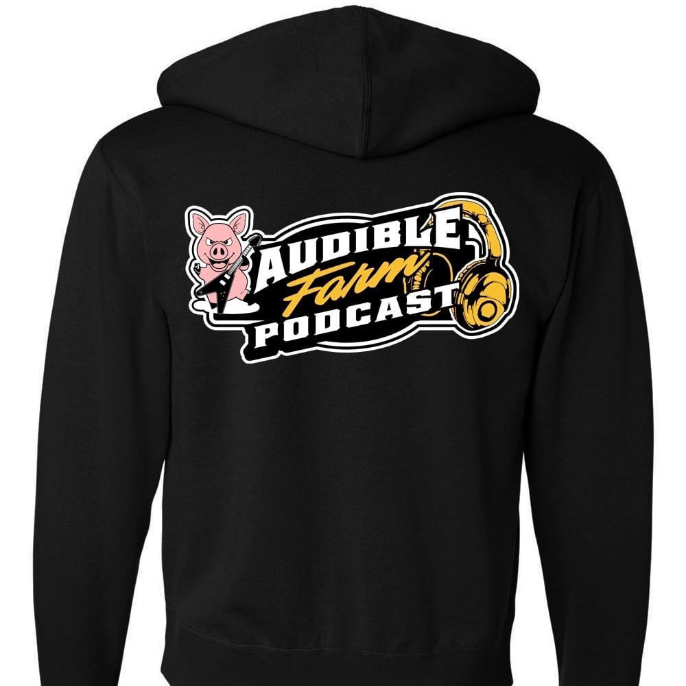 Audible Farm Podcast Zip-Up Hoodie