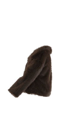 Image 4 of Faux Fur Lapel Jacket