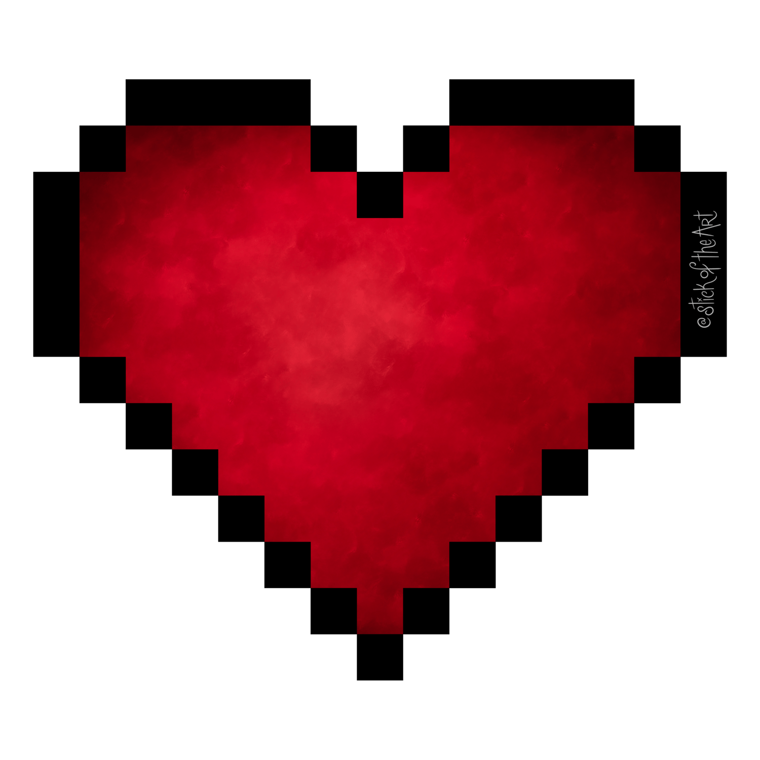 Pixel Heart - Sticker
