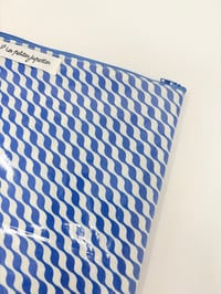 Image 2 of Pochette à maillots vagues bleu foncé