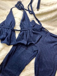 Image 1 of Halter + Capri Set