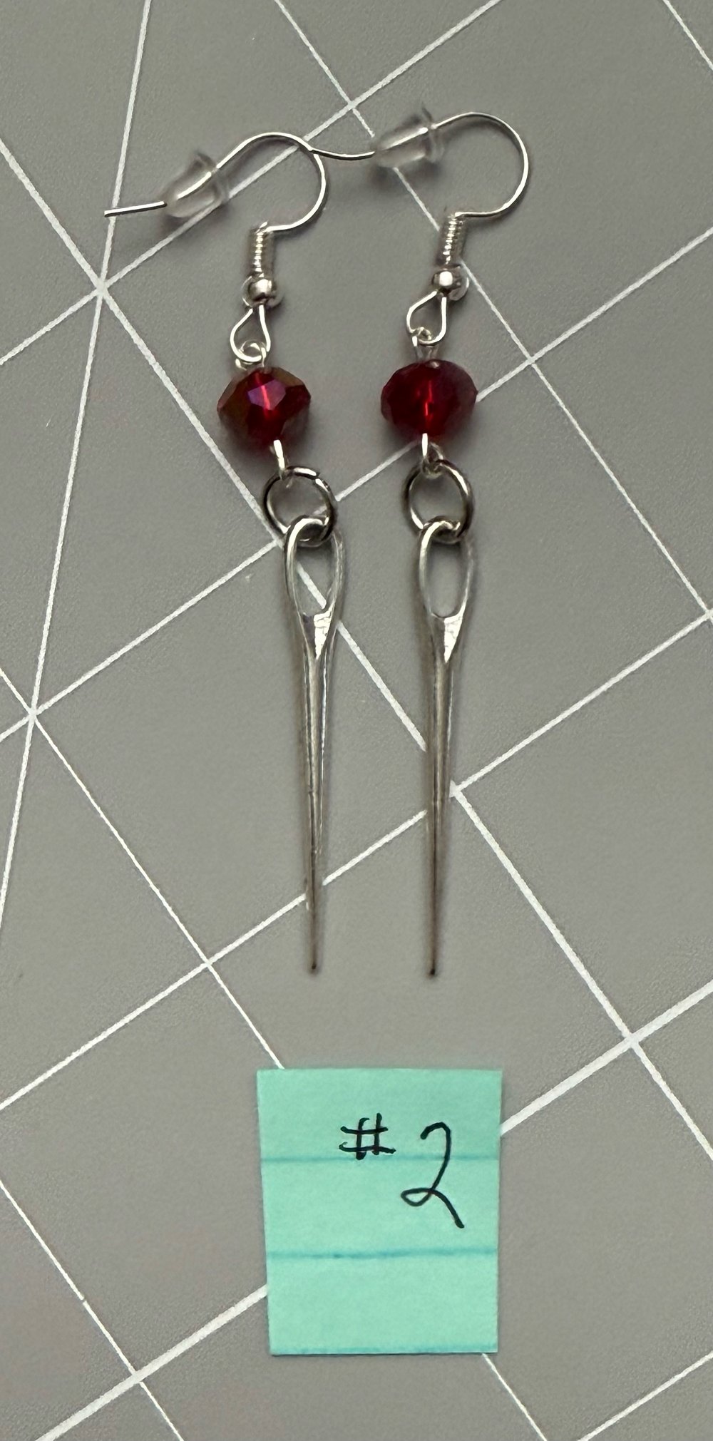 Image of Sewing Needle Earrings