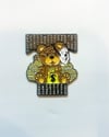 Diamond Shmoney Gang Bear Pin