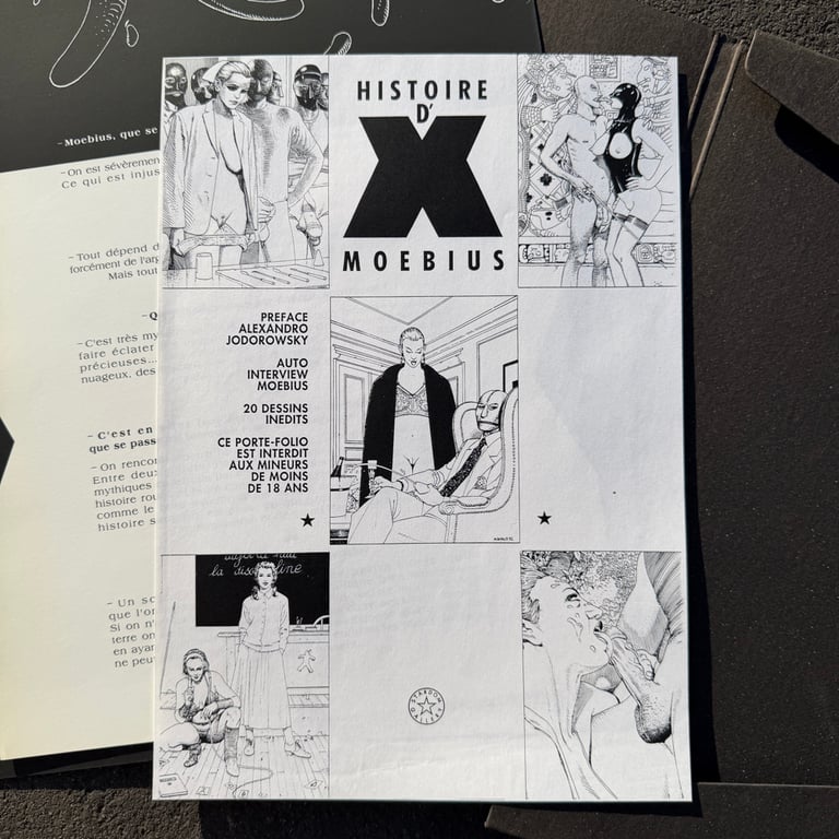 Histoire D'X Portfolio Signed & Numbered by Moebius Image 6