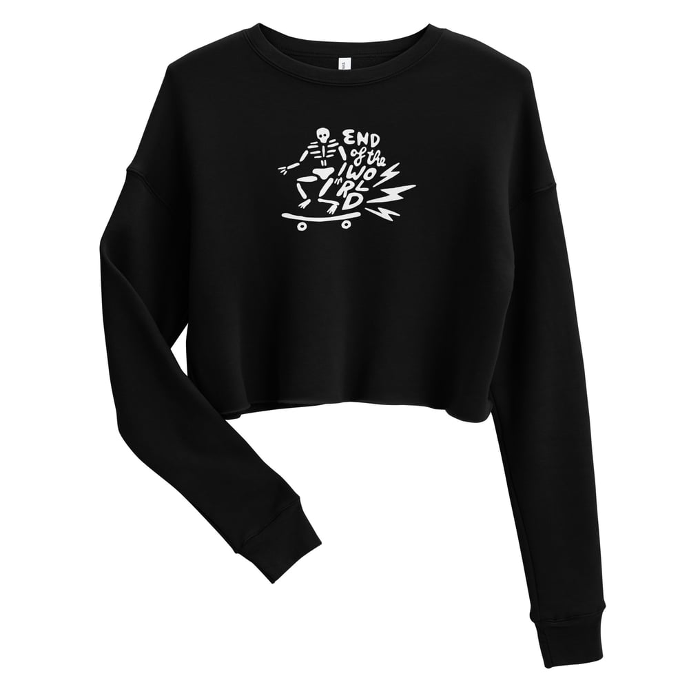 Skateboarding Skeleton Crop Crew