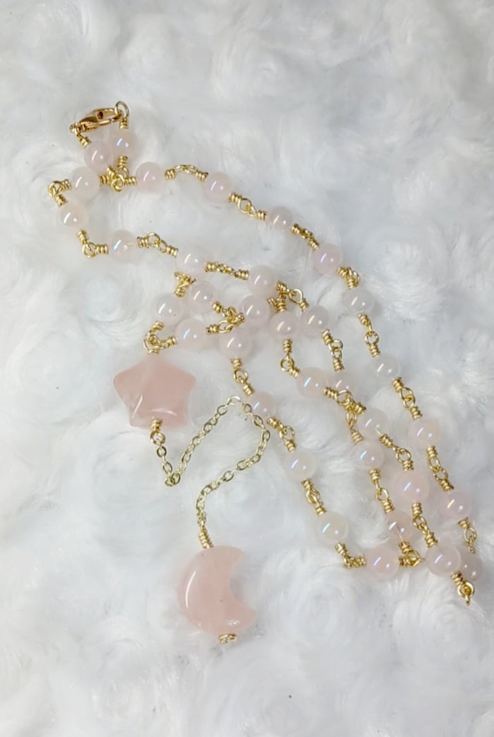 Image of Crystal dangle necklaces 