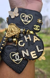 Image 1 of Coco black 4 Stack Bracelets