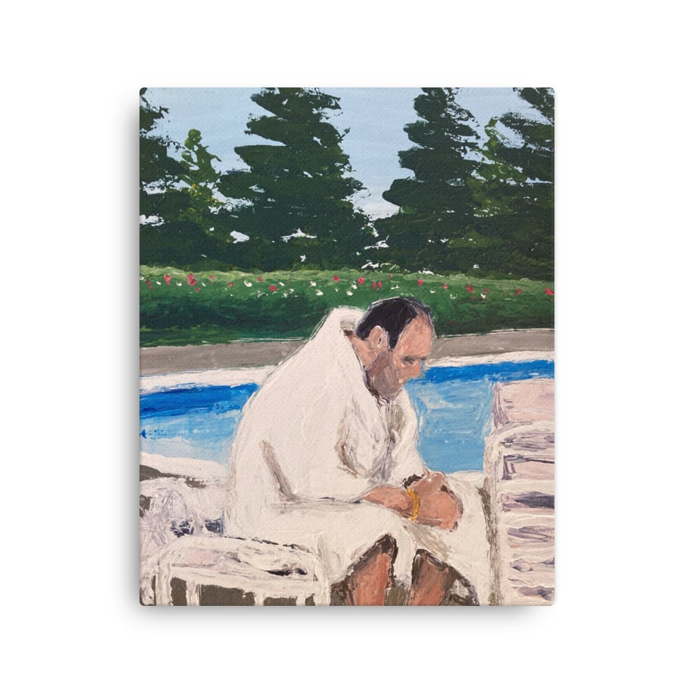 Image of Since the ducks left (canvas print 16” x 20”)