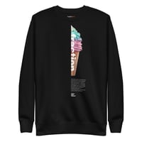 Image 1 of The Fraction Ice Cream Sweatshirt Black