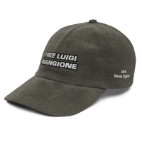 Image 13 of free luigi mangione Vintage corduroy cap