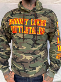 Image 2 of CAMO NOBODY LIKES TATTLETALES HOODIES