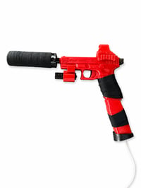Image 1 of Red w/ Black Lamp (1of1 