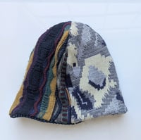 Image 2 of Upcycled Reversible Beanie Cotton Blend 9