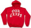OAK CLIFF HOODIE (RED/WHITE)