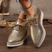 Image 5 of Lace Up Chunky Heel 