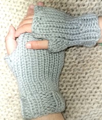 Image 2 of Match me with my mini fingerless mittens (PATTERN)