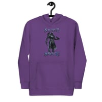 Image 6 of Unisex Hoodie, Sacred Savage Ravens & Knight Gothic Hoodie