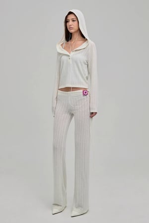 Image of GHOSTBOY - Dazed Knit Pants (Cream)