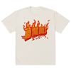"Burn Your Idols" Oversized faded t-shirt
