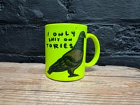 Image 1 of *MISPRINT* Shit On Tories Yellow Mug