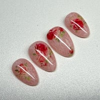 Image 1 of Garden Party Accent Nails Extra Short