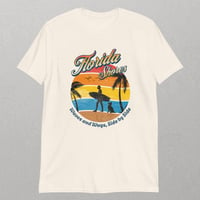 Image 1 of "Florida Shores - Waves and Wags" Unisex T-Shirt for Adults