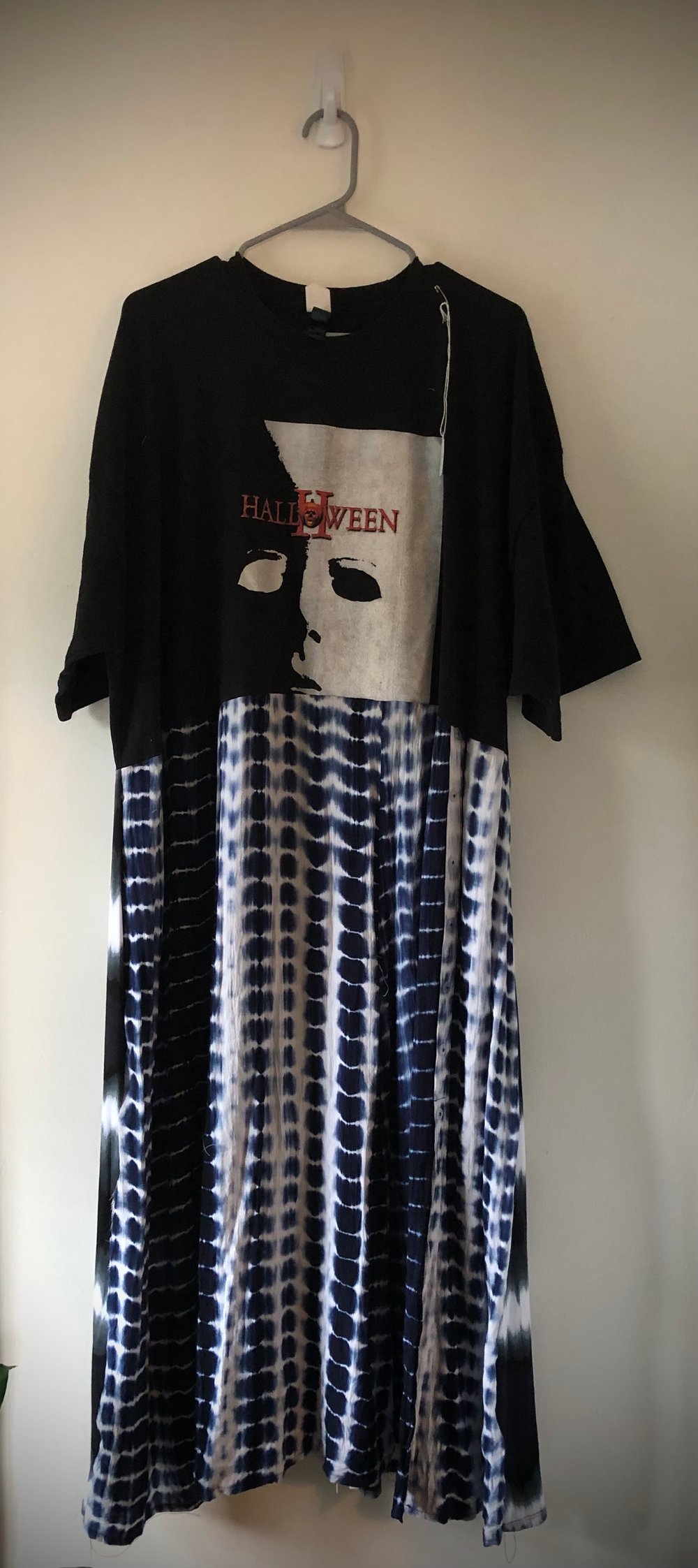 Upcycled “Halloween 2” t-shirt dress