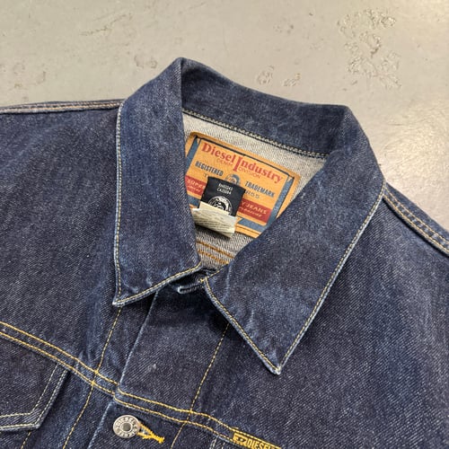 Image of 2000s Diesel cropped denim jacket, size medium