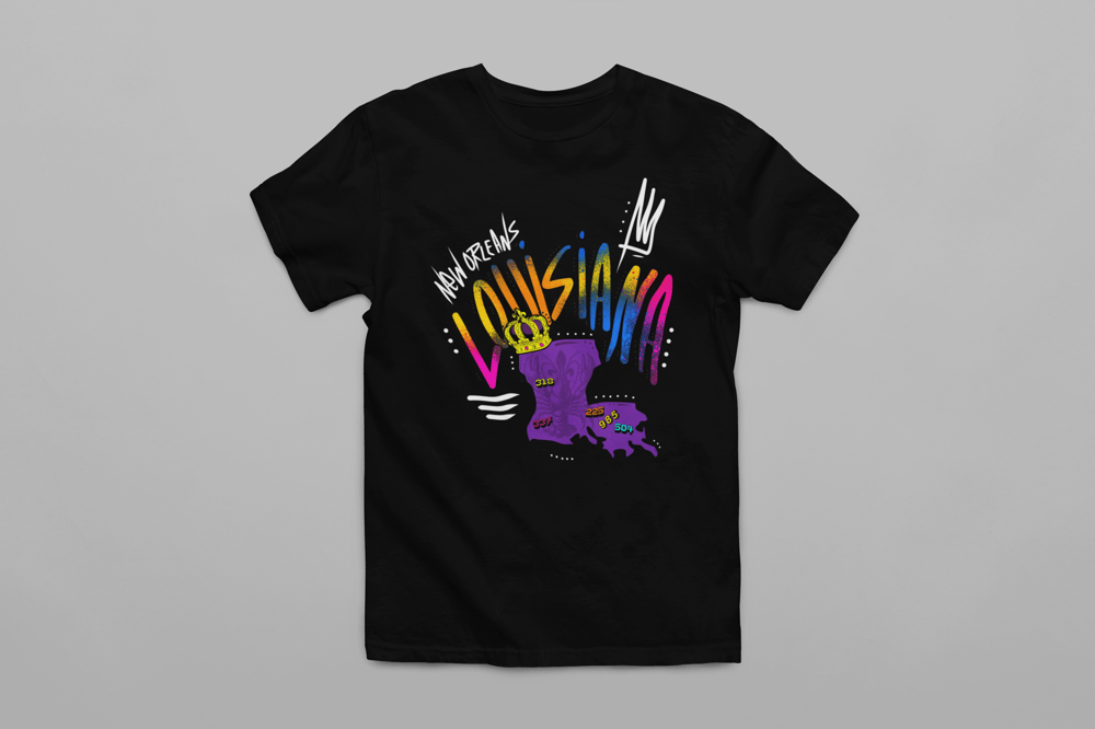 New Orleans State Tee