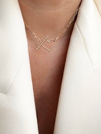 Image 2 of Collier Inconditionnel coeur lisse