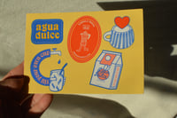 Image 1 of Frutas y Flores Sticker Sheet
