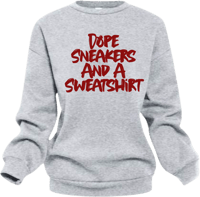 Dope Sneakers And A Sweatshirt 🩶