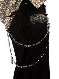Image 3 of Roar X Swarovski Wallet/Belt Chain