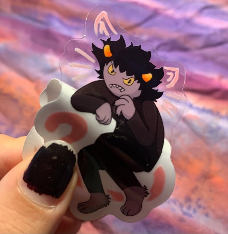 Image of Karkitty Karkat Vantas Vinyl Sticker