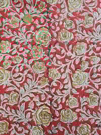 Image 3 of Namaste fabric rosier rouge