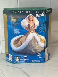 Image 2 of 1994 Happy Holidays Barbie ( some sun damage) 