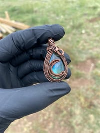 Image 2 of  Labradorite crescent moon