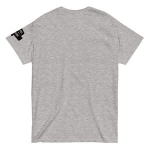 Image of Black Printed Solid T-Shirt