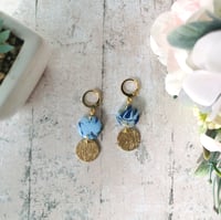 Image 1 of Double Ocean Mist Earrings