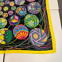 Image 11 of Hermès Cashmere Shawl "L'Art du Tamari" by Nathalie Vialars 140cm