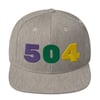 504 Mardi Gras Snapback Hat
