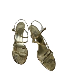 Image 5 of Stuart Weitzman Snake Print Sandals