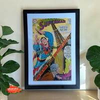 Image 1 of Framed Vintage Superman #208 (1968) DC Comic Book | UV Protected Wall Display