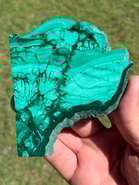 Image 1 of Malachite Polished Slab | Congo #2928