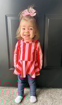 Image 1 of Hugs & Kisses Peplum