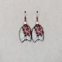 Ribcage of Roses Earrings