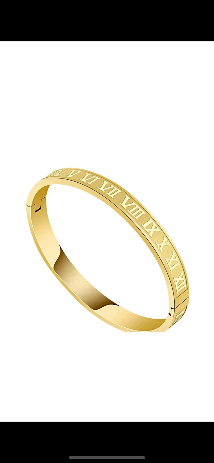 Gold Roman Numeral Bracelet – jewelglitz