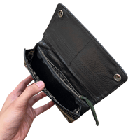 Image 4 of Roen Triple Skull Patch Leather Wallet