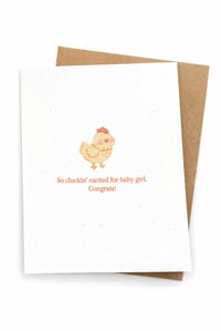Cluckin' Excited Greeting Card